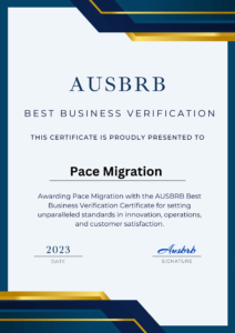 Pace Migration AUSBRB Certificate